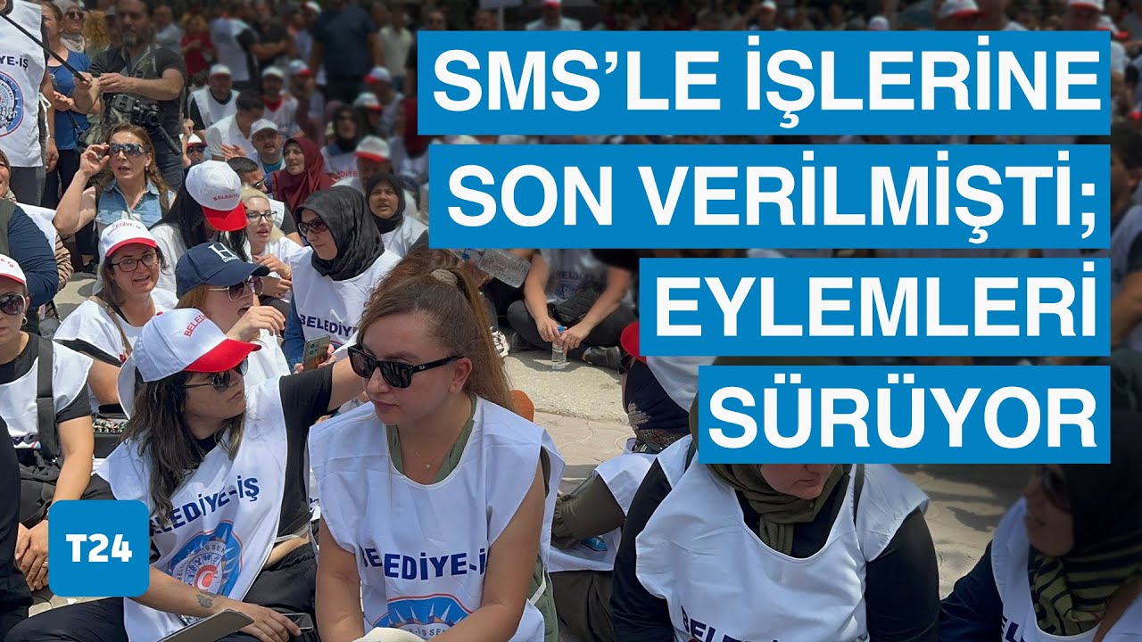 Iğdır Belediyesi’nden SMS ile işten çıkarılan 204 işçinin eylemleri sürüyor