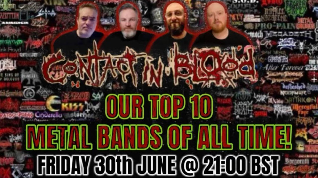Our TOP 10 METAL BANDS OF ALL TIME!