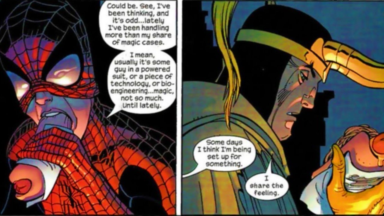 Spider-Man and Loki Share a Hot Dog (comic dub)