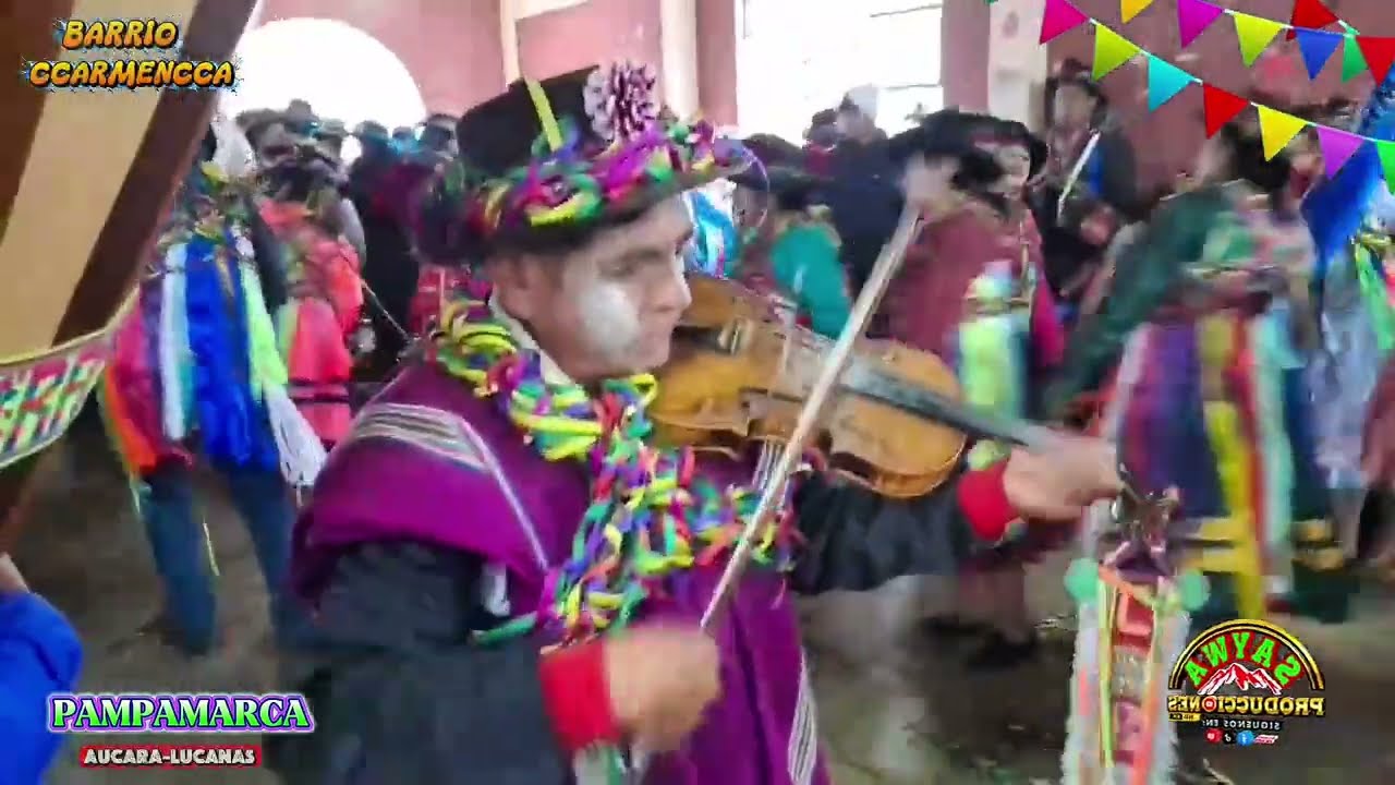 🥳CHIMAYCHA PUKLLAYCHA DE PAMPAMARCA barrio Ccarmencca✨🎊