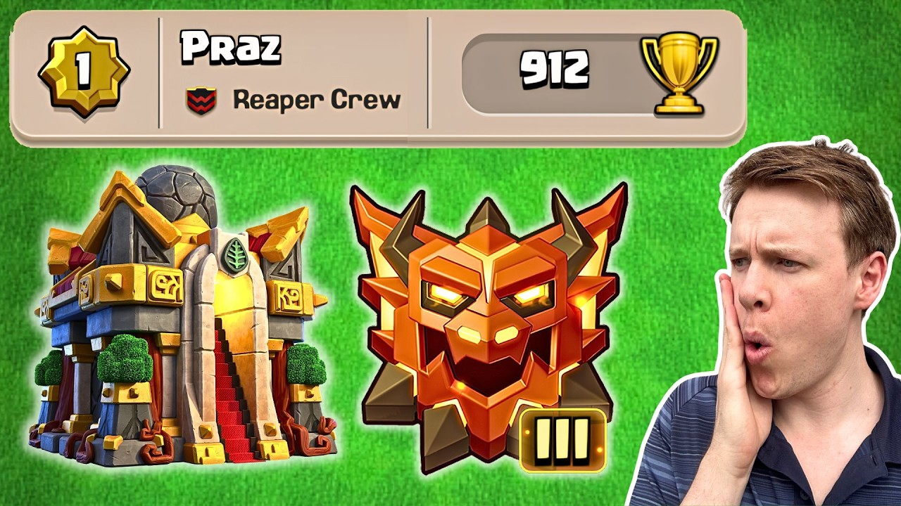 РАНГ 1 TH16 сокрушает TH18 с помощью RC Charge Root Riders.
