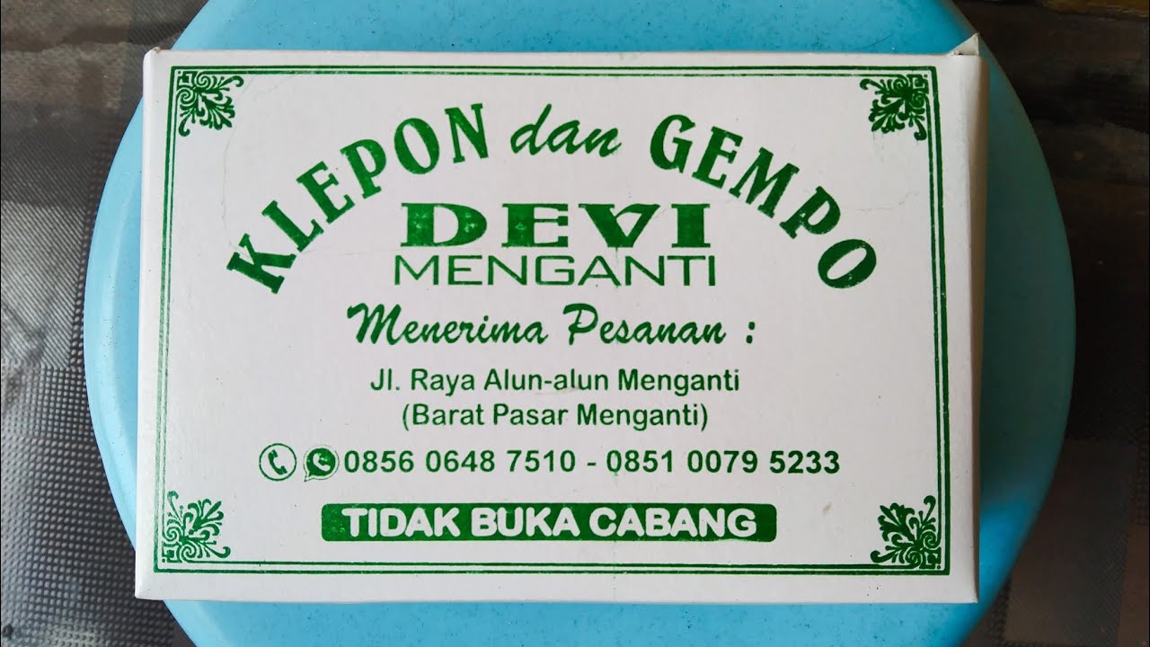 KLEPON gempo menganti