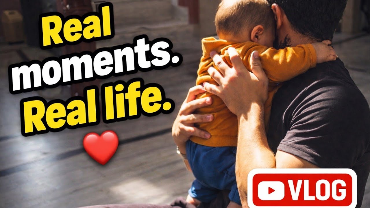 Real moments. Real life. Today&rsquo;s vlog ❤️