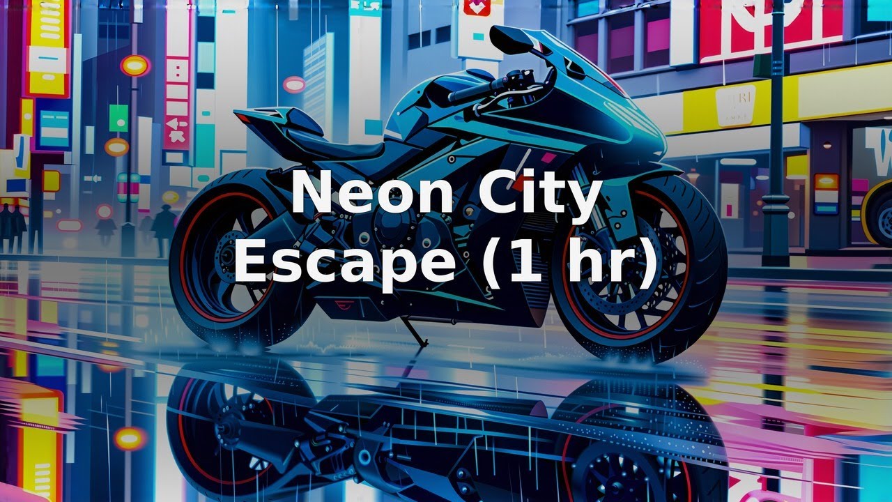 Neon City Escape 🌃 1 Hour Deep House & Synthwave Mix
