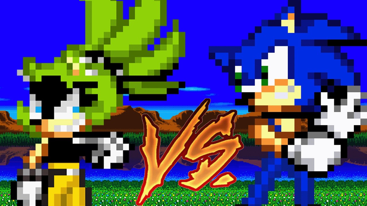 Sonic vs Surge [Sprite Animation]