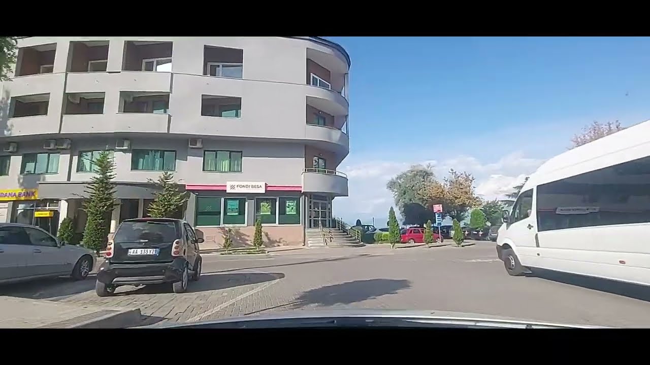 Driving in Pogradec Albania
