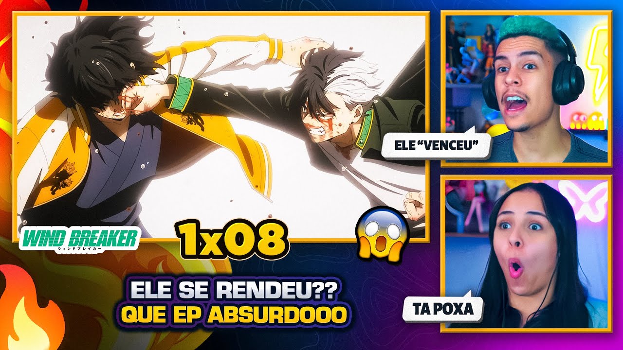 ELES SE ENTENDERAM NO SOCO | WIND BREAKER 1x08 | [Casal Jounin React] 🔥