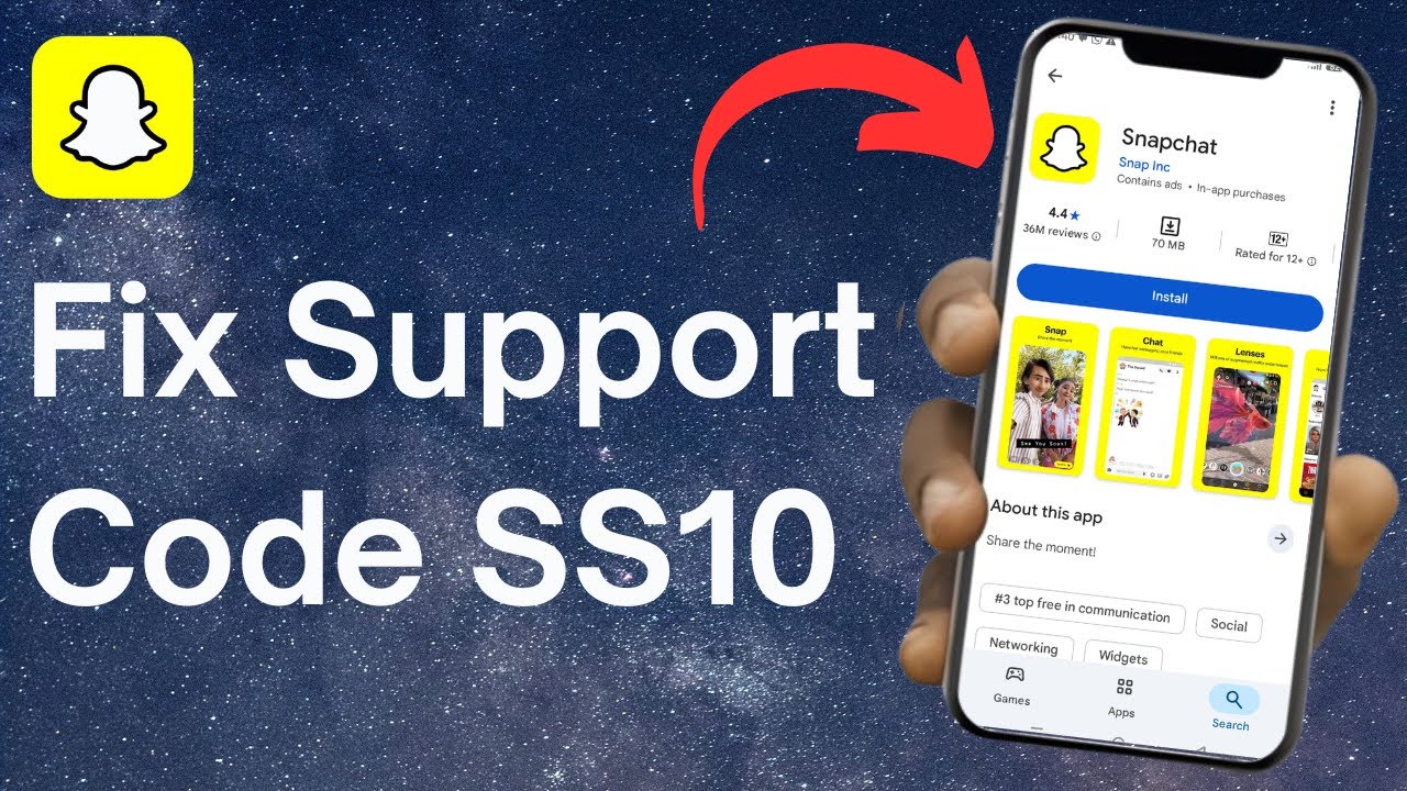 How to Fix Snapchat Support Code SS10