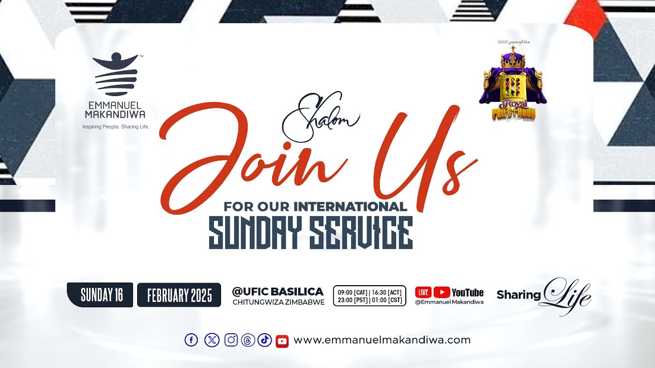 International Sunday Service with Emmanuel Makandiwa 16/02/25