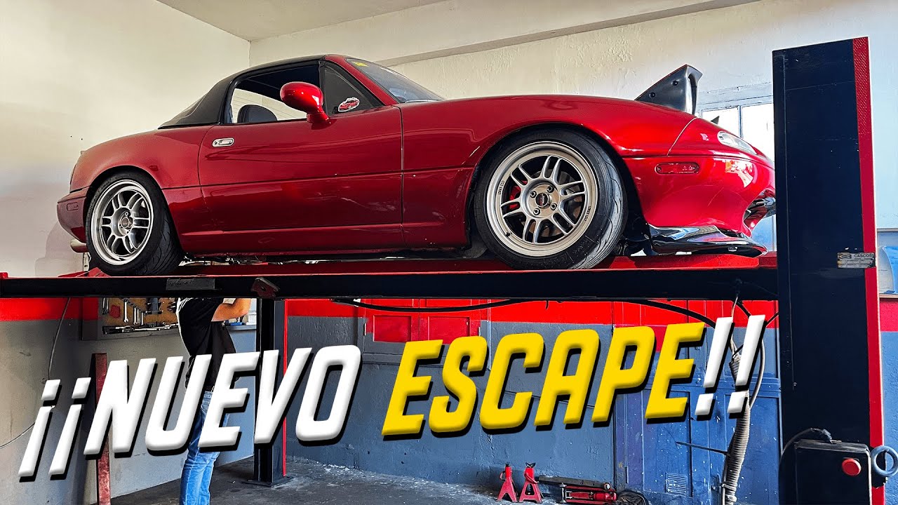 ASÍ SUENA el MIATA con el NUEVO ESCAPE | Proyecto Mazda MX5 TURBO