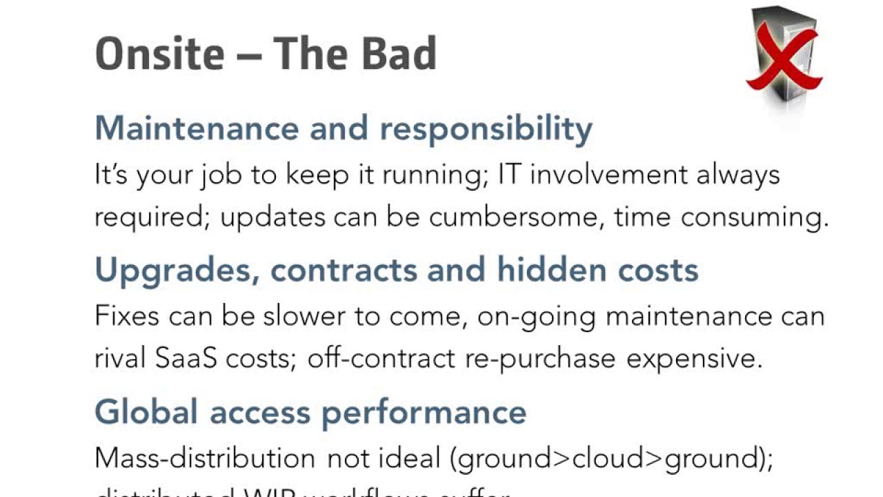 DAM Shootout - Cloud (SaaS) vs. Onsite (Digital Asset Management)
