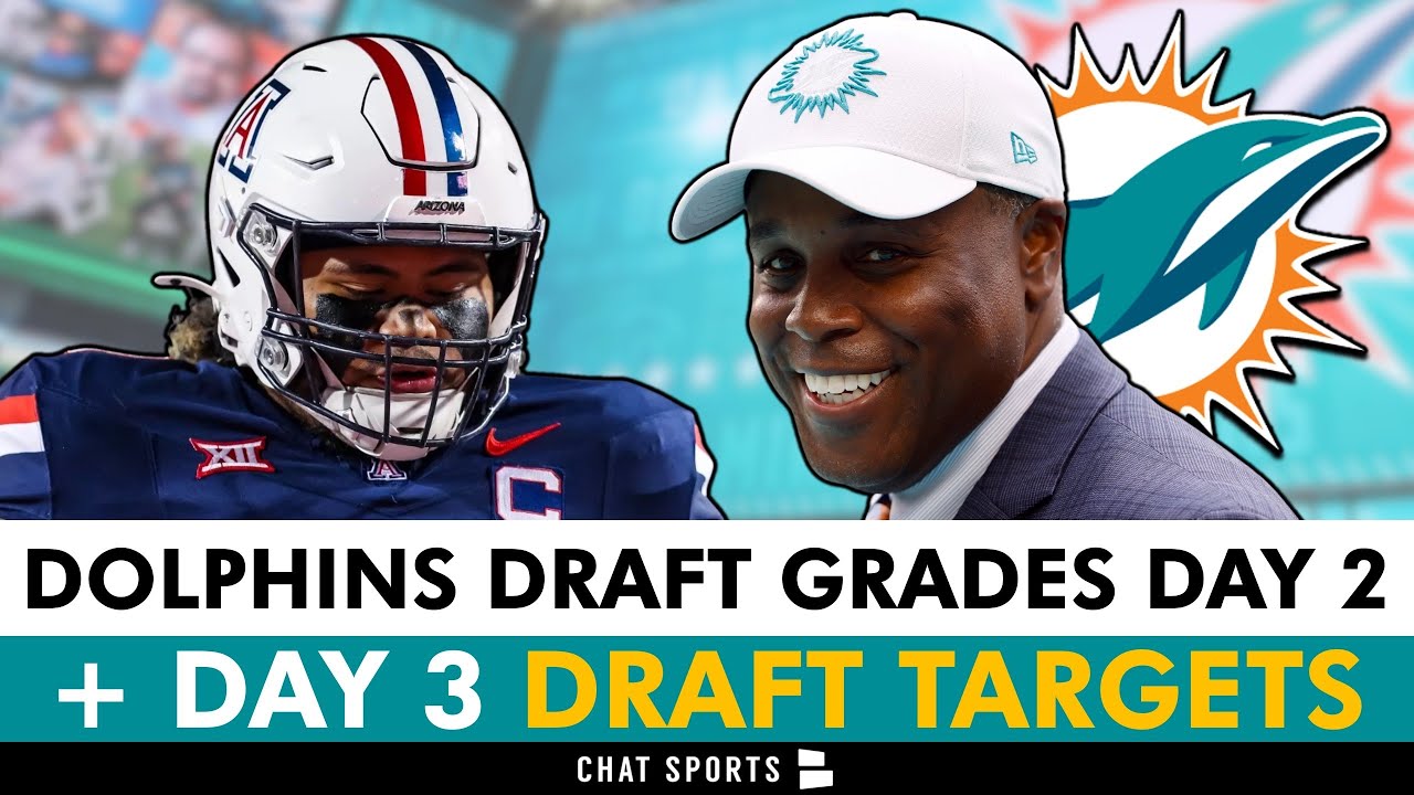 Miami Dolphins Draft Grades Day 2: Jonah Savaiinaea + Dolphins Day 3 Targets