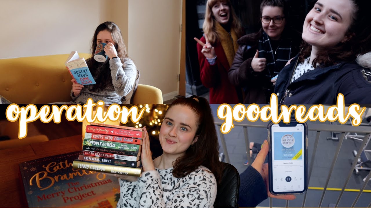 OPERATION GOODREADS GOAL // 7 books in 5 days - reading vlog