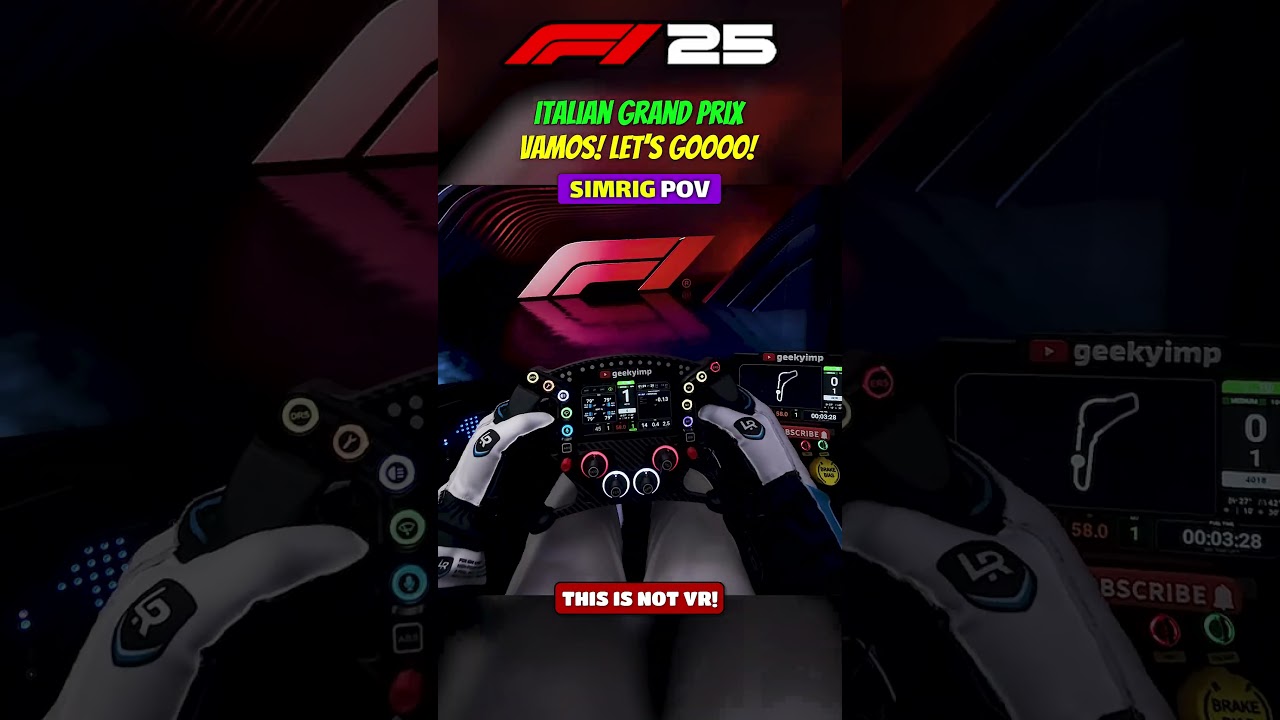 Let's GOOOO! Italian GP POV | Lewis Hamilton's Ferrari POV | F1 25