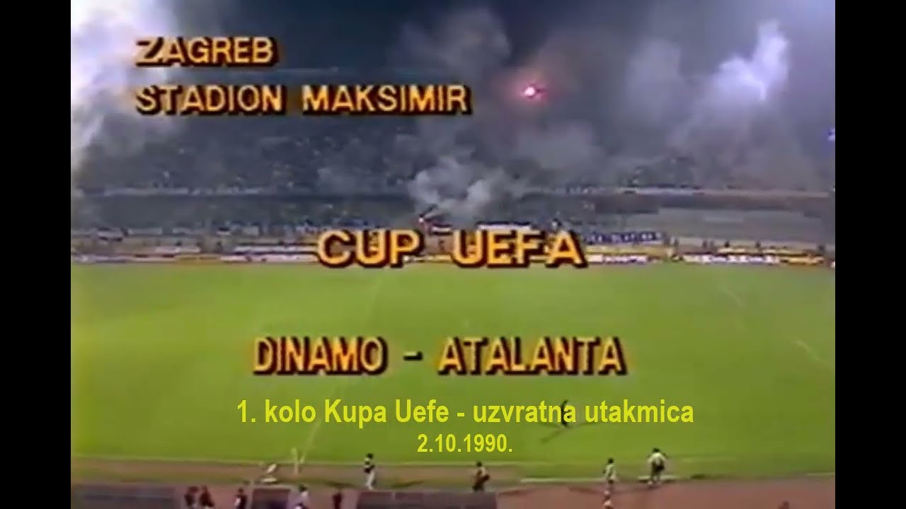 Dinamo Zagreb - Atalanta Bergamo 1-1 (1990), Kup UEFA