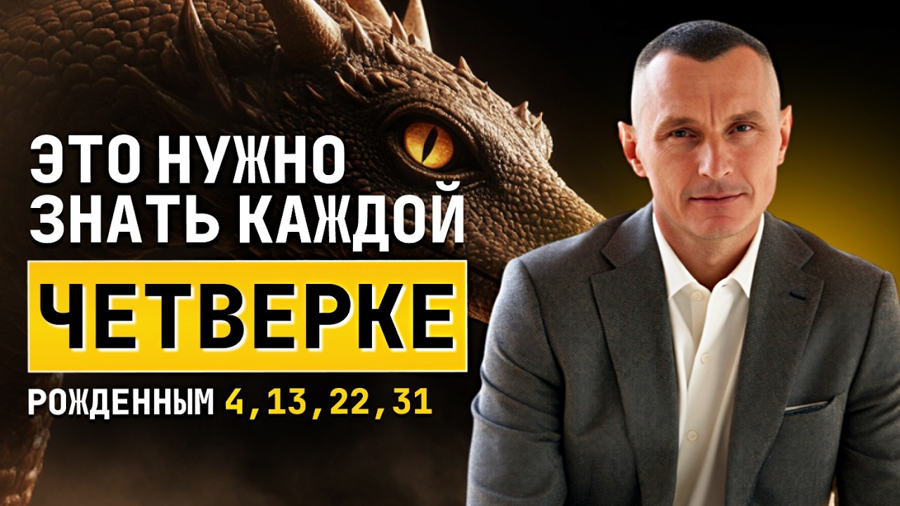 Рождены 4, 13, 22 или 31? Лучше знать ЭТО заранее! / АЛЕКСЕЙ КАПУСТИН