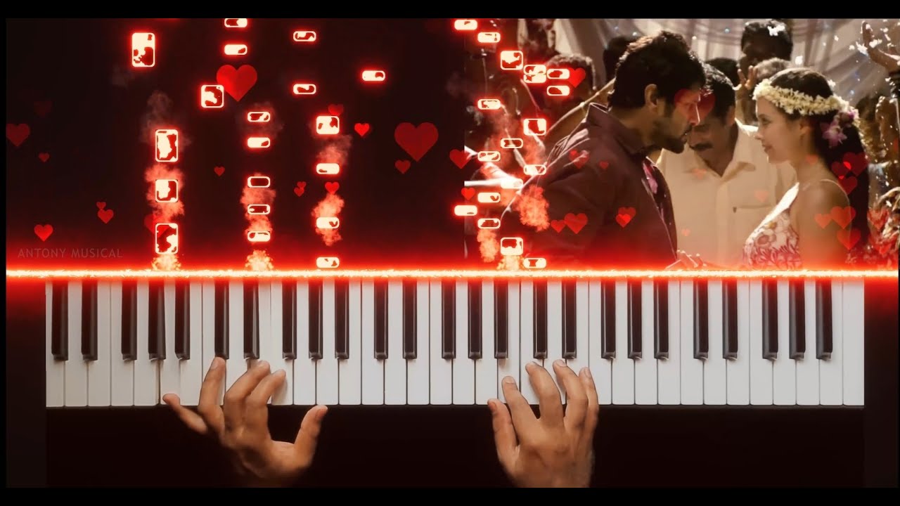 Kanave Kanave - David | 4K piano cover with flute and strings | Antony Musical |