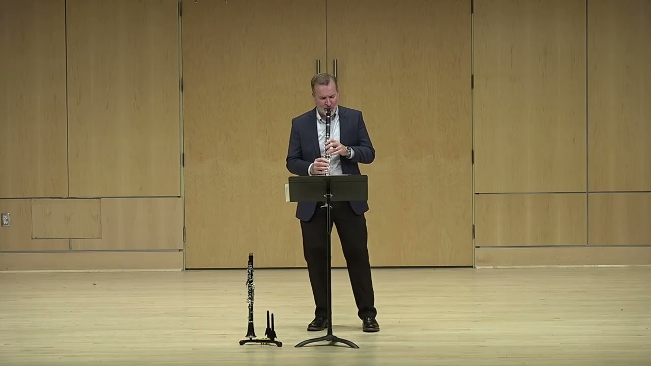 Stravinsky: Three Pieces (1919) for clarinet solo and Pour Picasso (1917) -- Bret Pimentel, clarinet