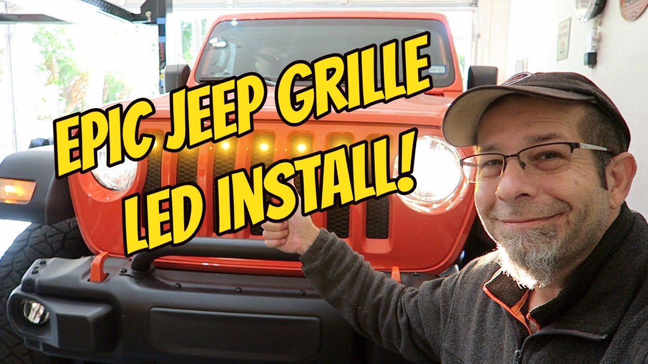 Epic Jeep Grille LED Install