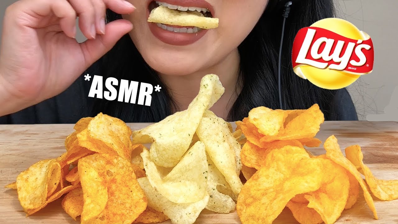 ** ASMR POTATO CHIPS ** Crunchy Eating Sounds | Lay's Chips | No Talking | ASMR Phan