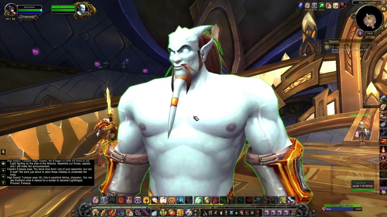 WoW: Legion 7.3.5 - Part 5: Lightforged Draenei Allied Race Unlock Quest!