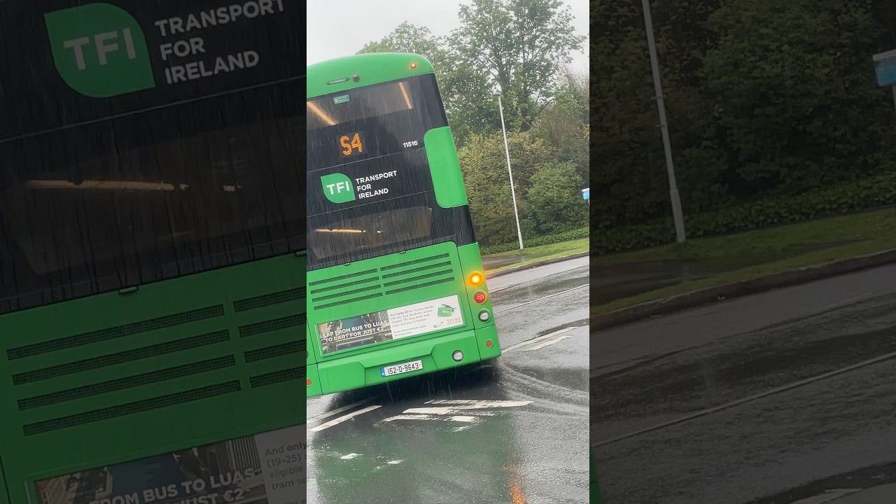 Go ahead Ireland route: S4 | 11516 Wright eclipse Gemini 3 | 18/4/25 | UCD Belfield
