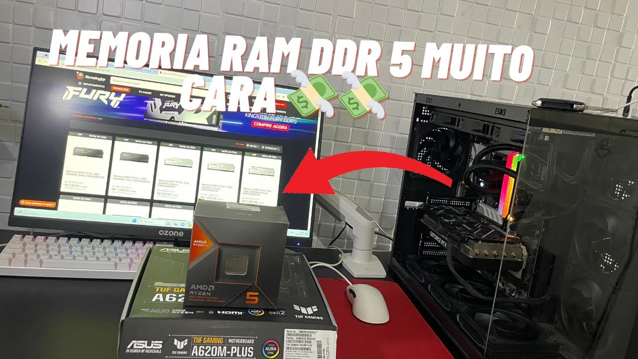 (pov) ta cada vez mais DIFICIL realizar o sonho do pc gamer  MEMORIAS RAM nas alturas :( muito carro