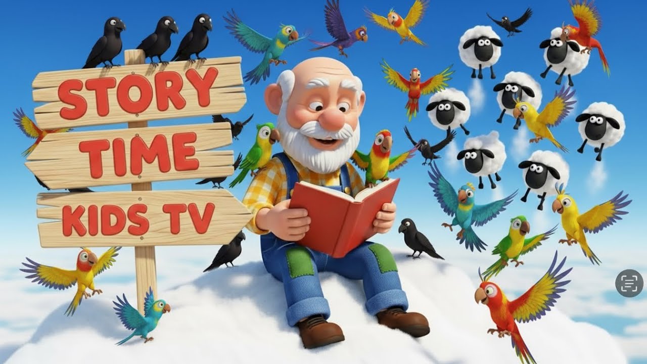 Crow and parrot! كوا اور طوطا! कौआ और तोता@StoryTime-k8s 