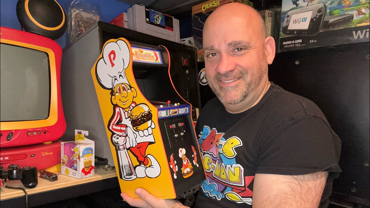 Распаковка Quarter Size Arcade Burger Time