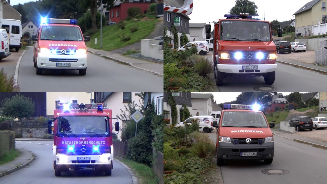 [UNFALL IM WALD] Alarmübung der Feuerwehren in Schneeberg/Erzgeb. am 24.9.2021
