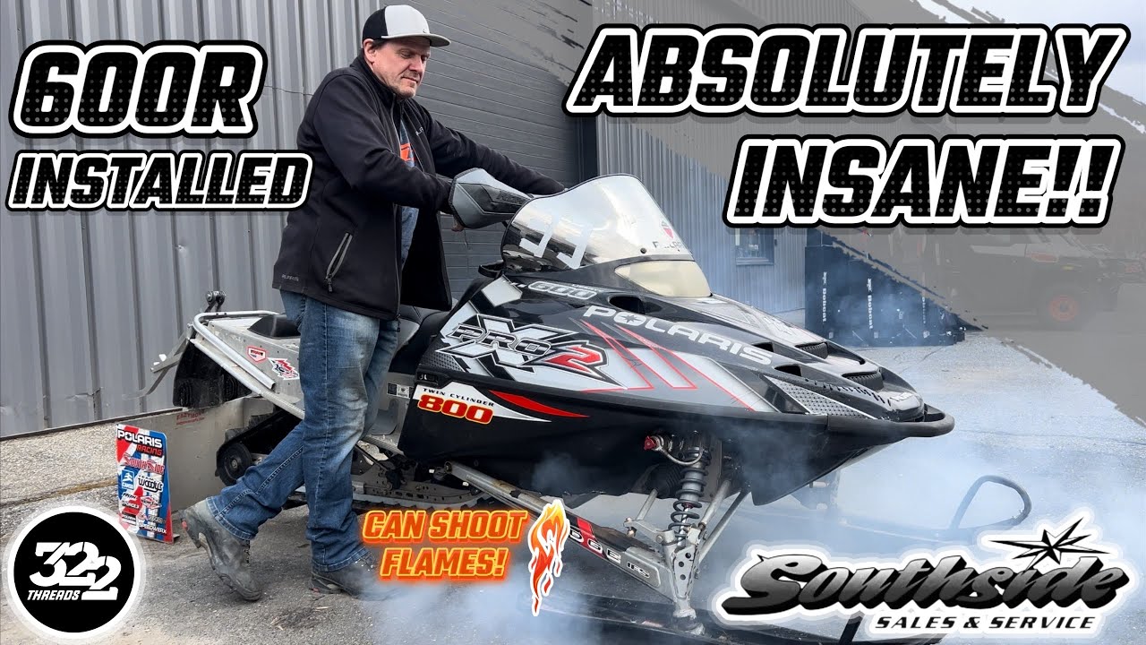 2004 POLARIS PRO X2 WITH A 600R SNOCROSS ENGINE INSTALLED! THIS IS INSANE!