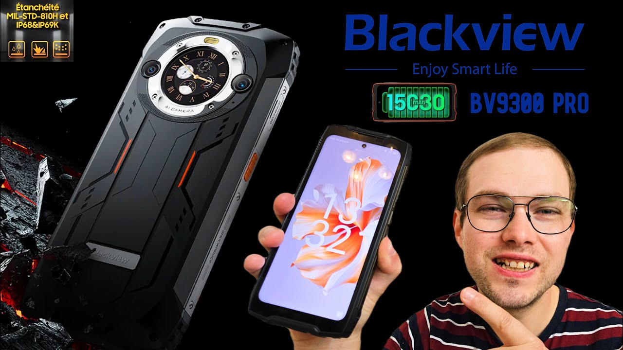 Blackview BV9300 Pro : INCASSABLE et ENDURANT - IP69k - 15 080 mAh - Test complet !