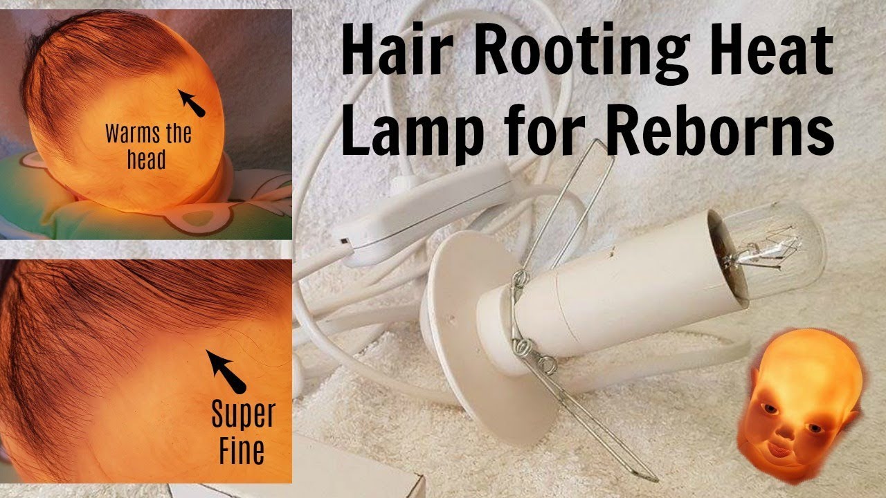 Hair Rooting Heat Lamp for Reborn Baby Creations