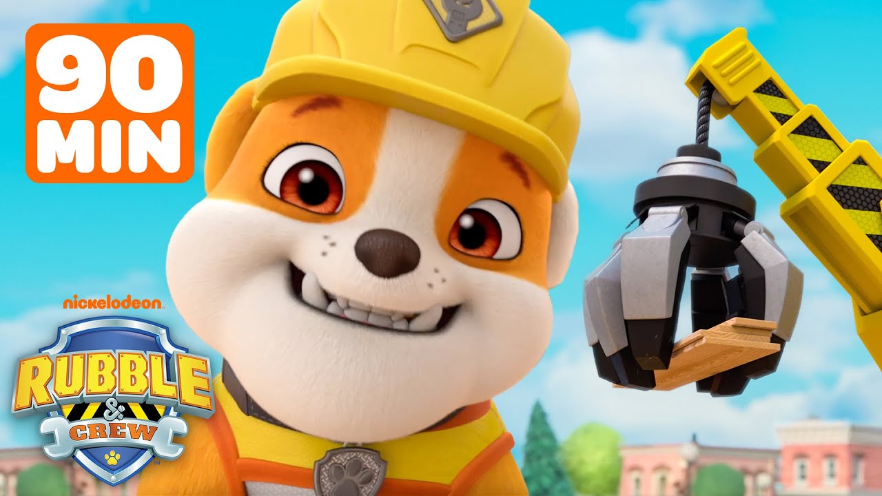 Rubble's BIGGEST Builds & Vehicles! | 90 Minutes | Rubble & Crew