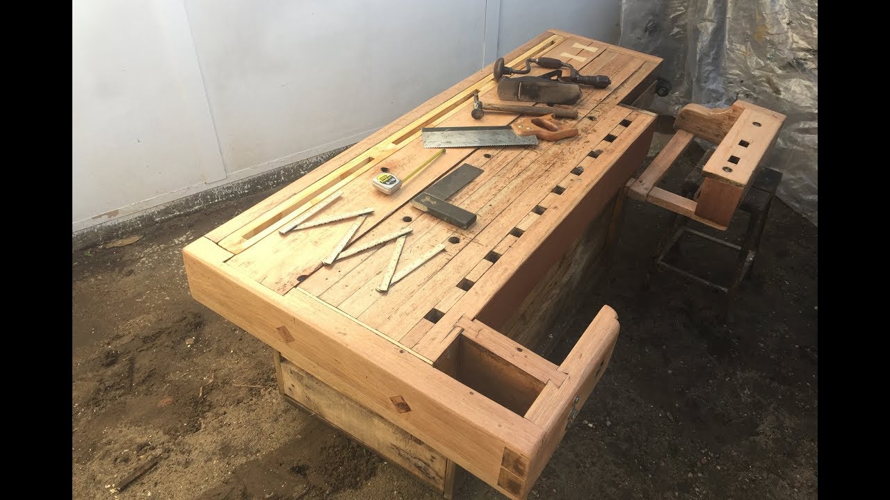 BANCO CARPINTERO/ RESTAURACION (parte 2 de 2 )//WORKBENCH RESTORATION
