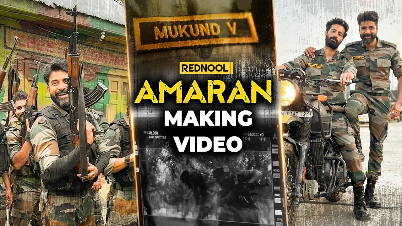Amaran - Behind the Scenes | Unseen Spot Making Video | Sivakarthikeyan, Sai Pallavi | Kamal Haasan