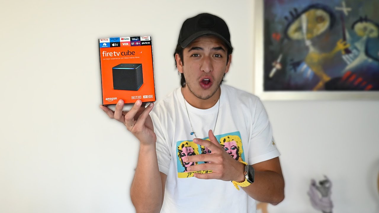 Hice mi MONITOR INTELIGENTE con ALEXA 📺 | Fire TV CUBE 🧐💰