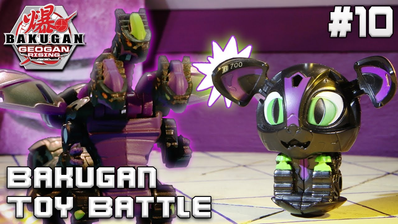Bakugan Toy Battle 👿 Nillious vs Ferascal - Stop Motion Toy Play Battle for Kids #10 | Geogan Rising