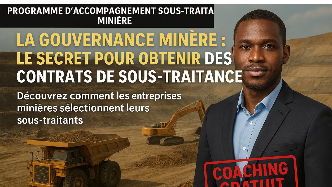 LA GOUVERNANCE MINIÈRE UN SUJET TRÈS IMPORTANT. JE VOUS EN PARLE DANS CETTE VIDÉO