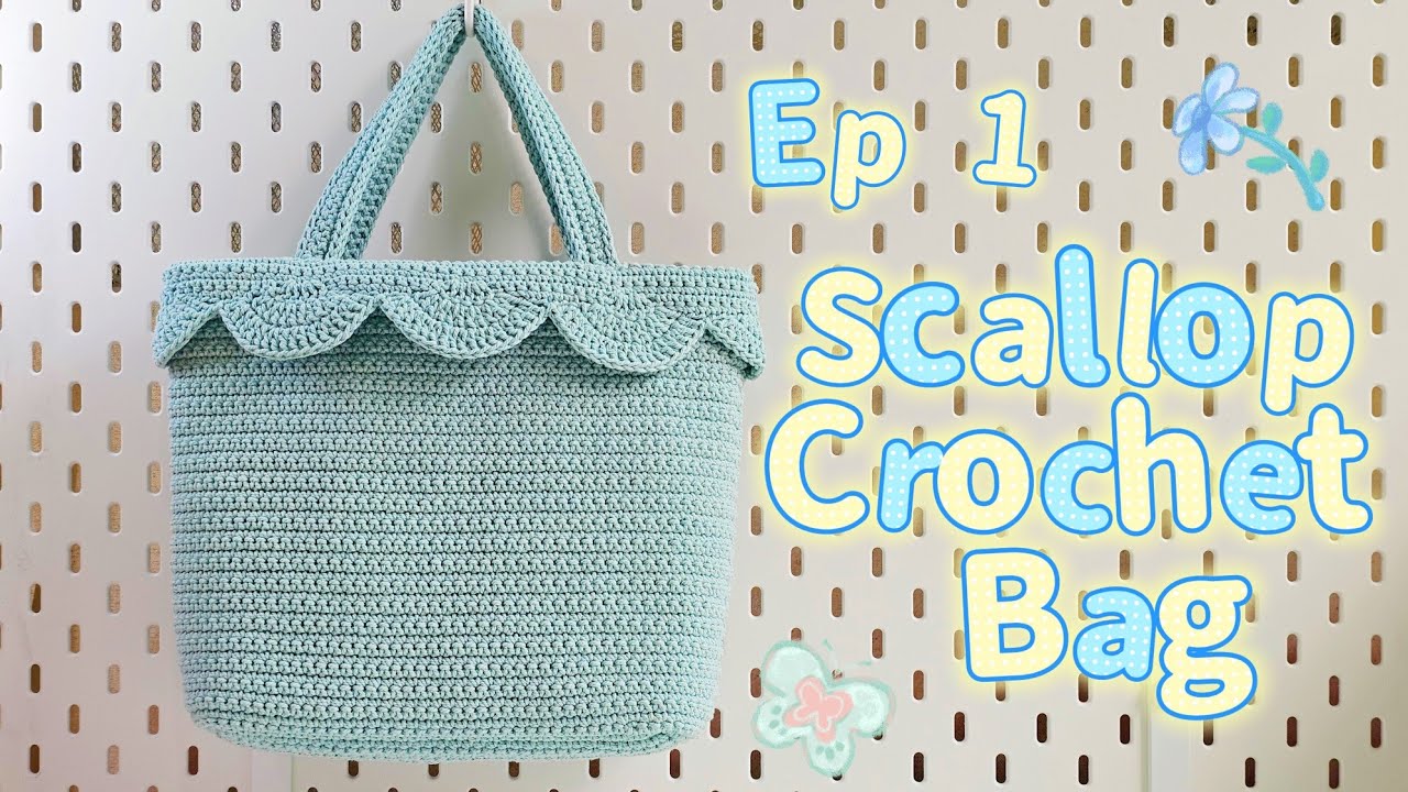 scallop crochet bag ep 1