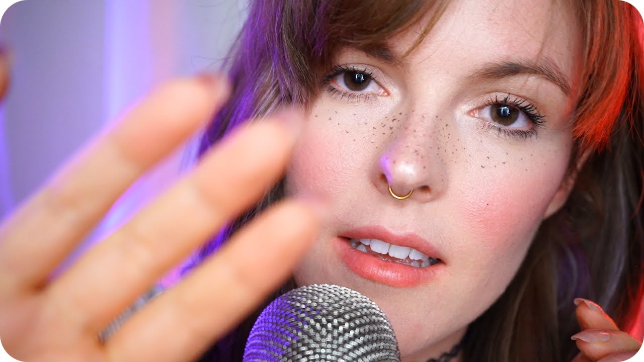 ASMR Soft Mouth Sounds and Slow Face Touching to Make You Sleepy