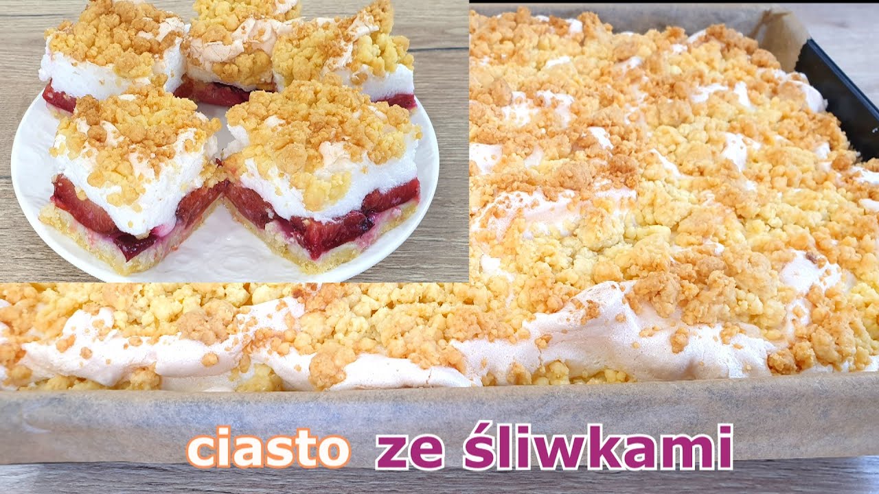 Najlepsze kruche ciasto ze śliwkami 🍰 przepyszny  szybki deser do kawy ☕ pleśniak, skubaniec