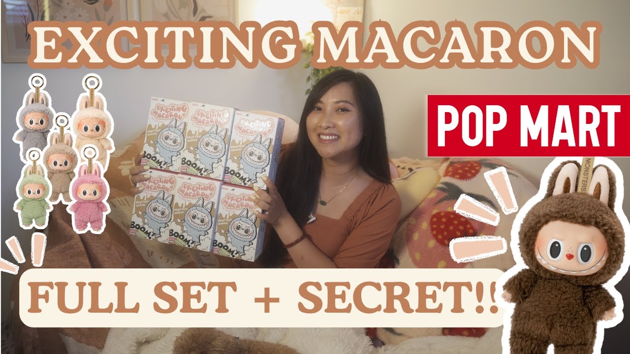 Unboxing Labubu Exciting Macaron Blind Boxes With My Dogs 🐶 We Got The Secret Chestnut Cocoa! ✨