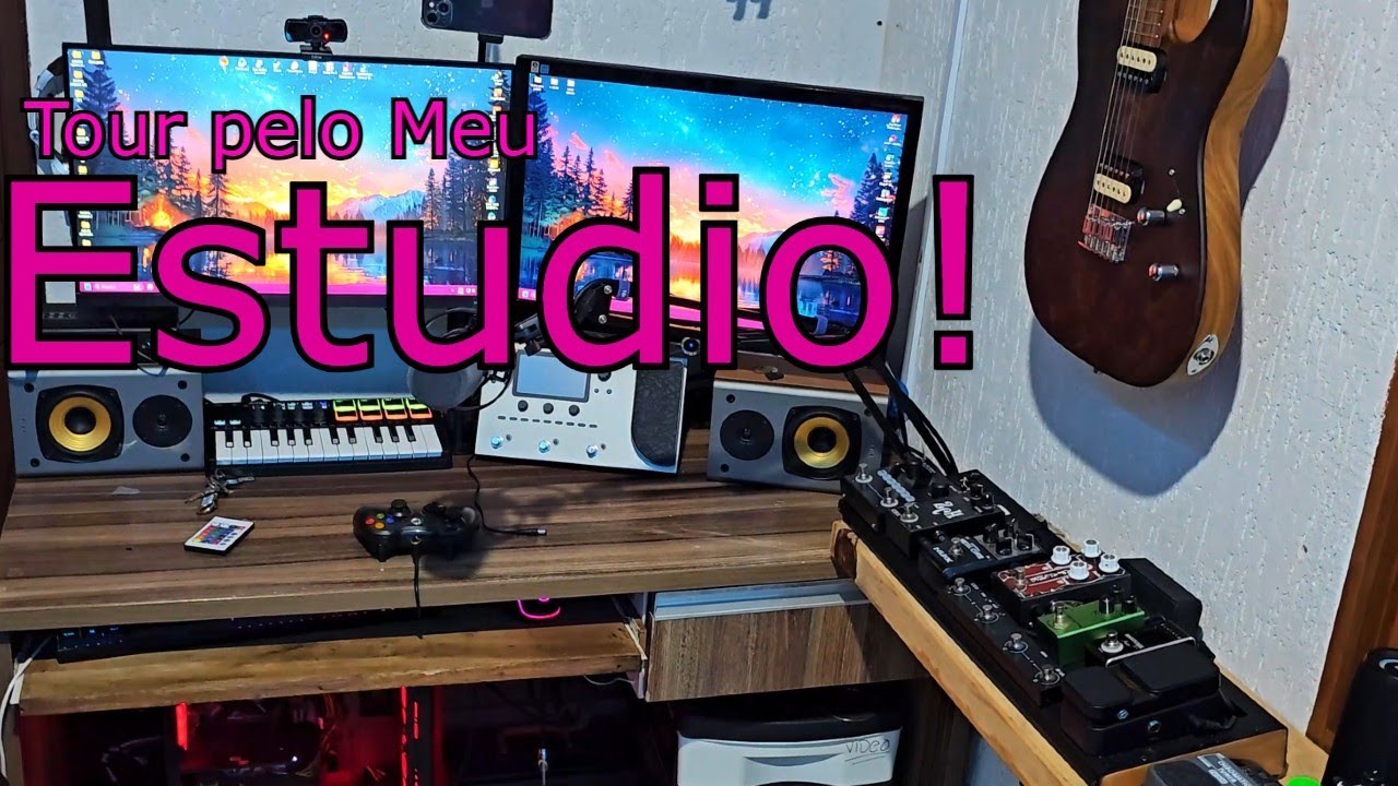 meu home studio, guitarras, amplificadores e mais !