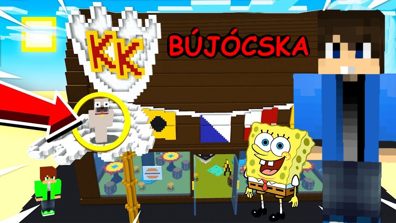 SPONGYABOB BÚJÓCSKA KIHÍVÁS A MINECRAFTBAN!