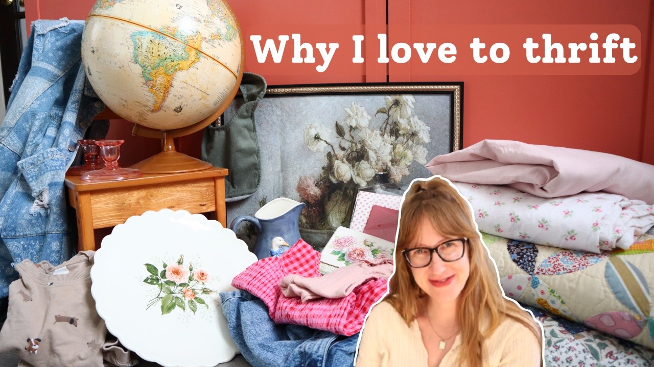 thrift haul | home goods and craft supplies | Made on Mill