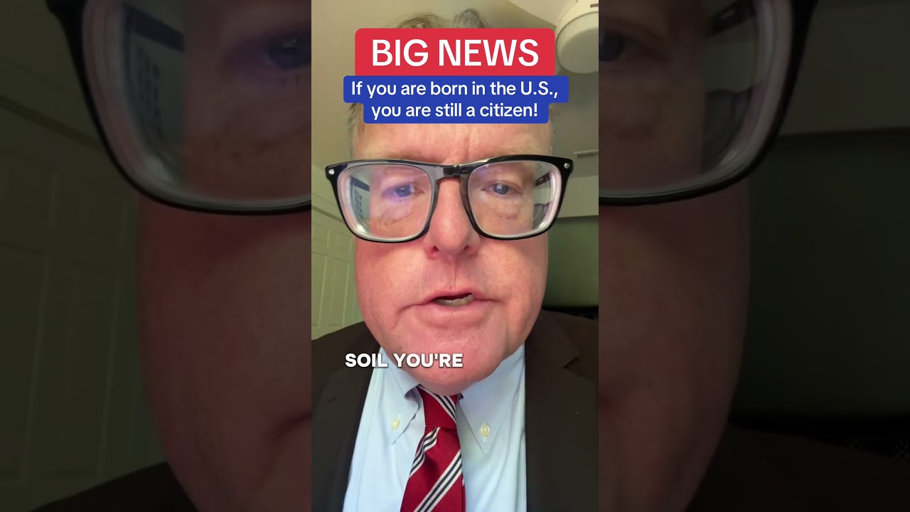 ВАЖНЫЕ НОВОСТИ: рожденный в США = гражданин по праву рождения, несмотря на статус #иммиграции род...