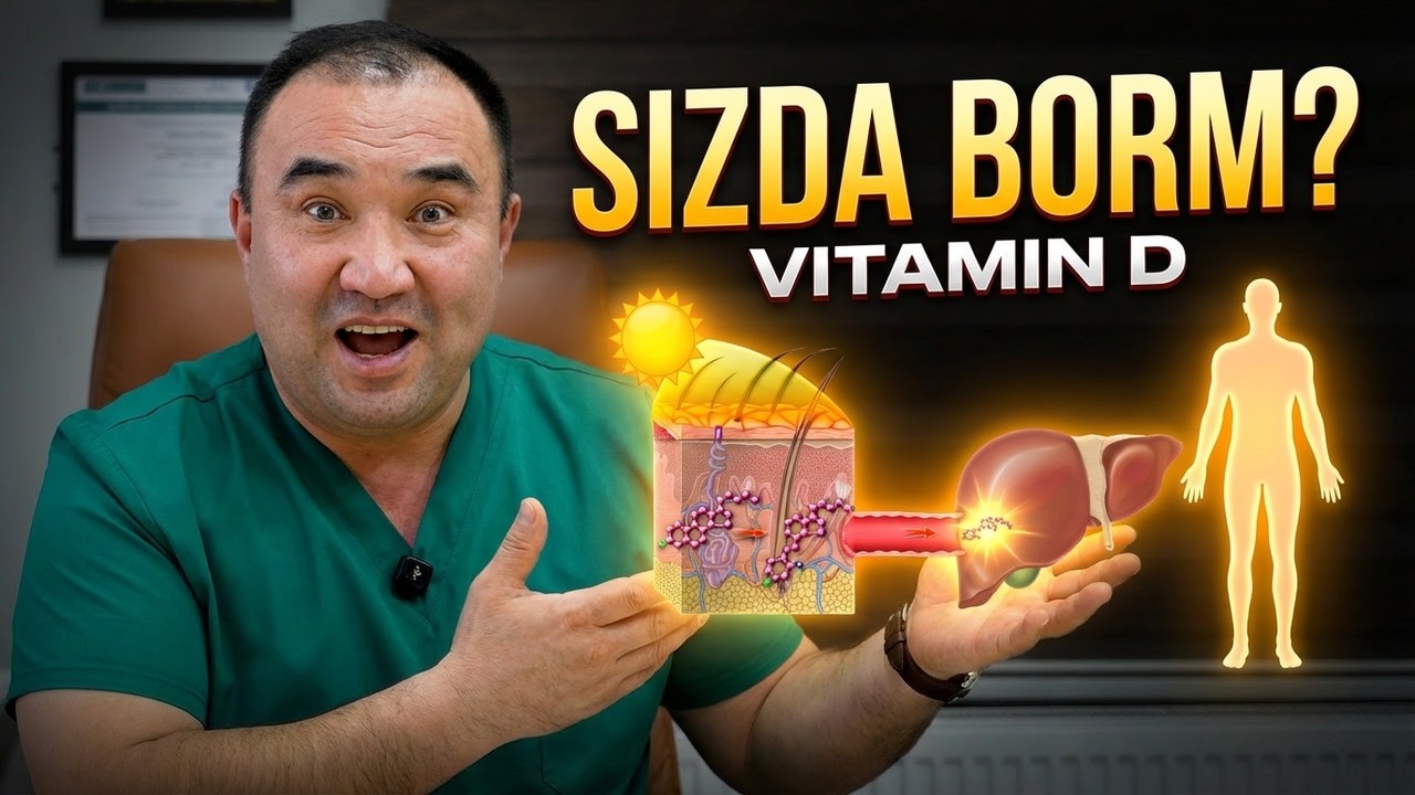 Bugungi odam 90% D vitamini yo'qligiga duchor / Бугунги одам 90% D витамини йўқлигига дучор