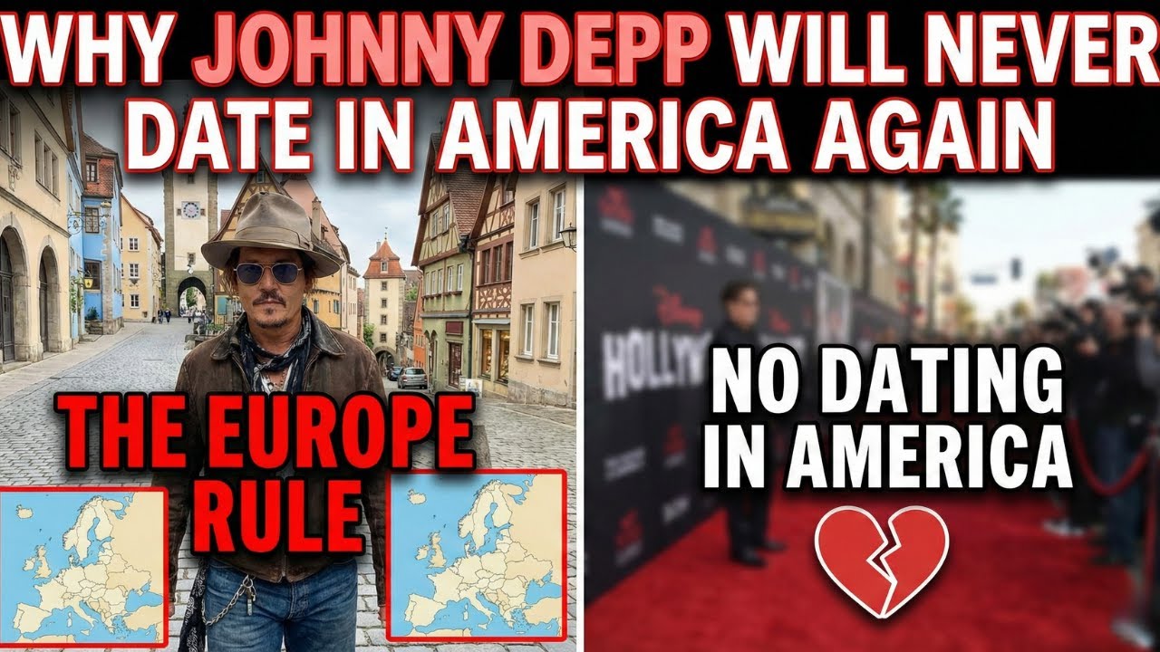Why Johnny Depp Will Never Date in America Again — The Europe Rule