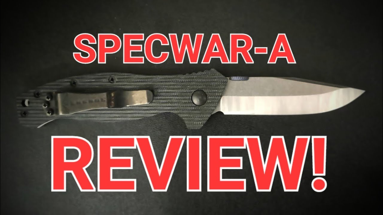 Emerson Knives 2022 Specwar Review and Thumb Disc Swap